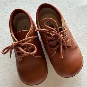 Brown Boys Dress Shoes